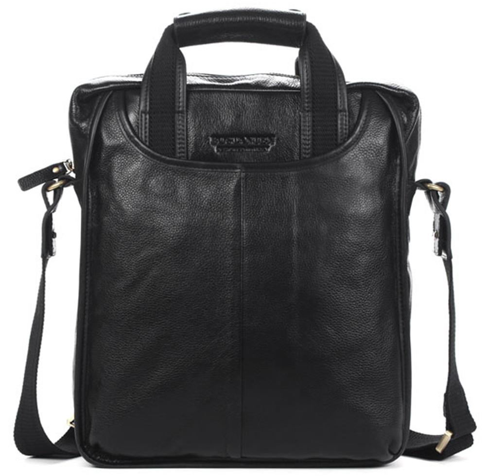 ag Tote Leather Shoulder Bag Men Crossbody Bag Sling Bag Briefcase Brown