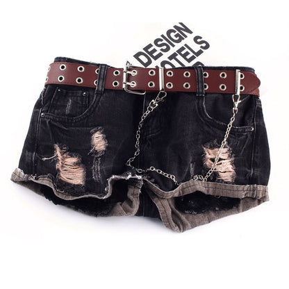 Men Pin Buckle Harness Belt Waist Gothic Hip-hop Fashion Black Waistband Unisex Z40