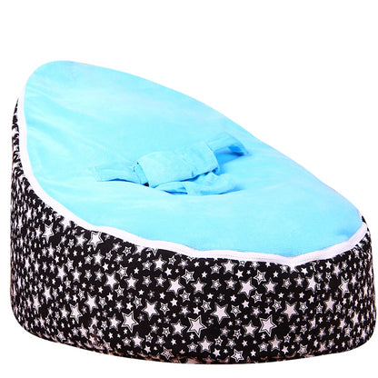 Levmoon Medium Ewha Print Bean Bag Chair Kids Bed For Sleeping Portable Folding