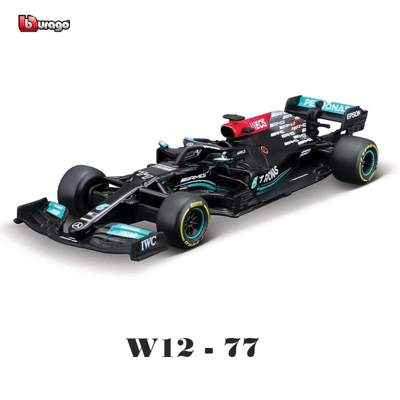 Bburago 1:43 2021 F1 Red Bull Racing RB16B 33# Max Verstappen 11# Sergio Perez Formula one Simulation alloy super toy car model