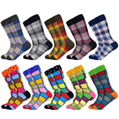 New Men's Socks Casual Business Dress High Quality Happy