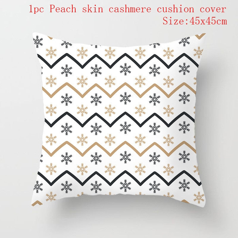 Christmas Cushion Cover 45*45 Red Merry Christmas Printed