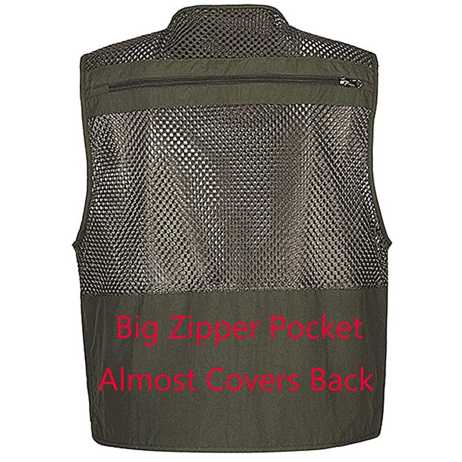 Unloading Men's Vest Tactical Webbed Gear Coat Summer Photographer