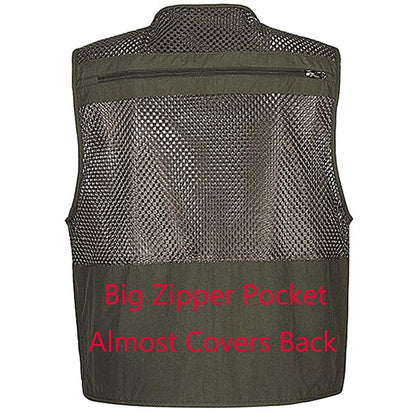 Unloading Men's Vest Tactical Webbed Gear Coat Summer Photographer