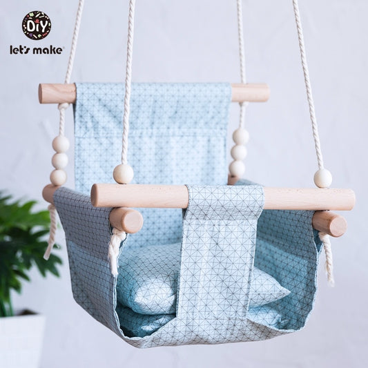 Let's Make Baby Swings Canvas Hanging Chair 13-24 Months