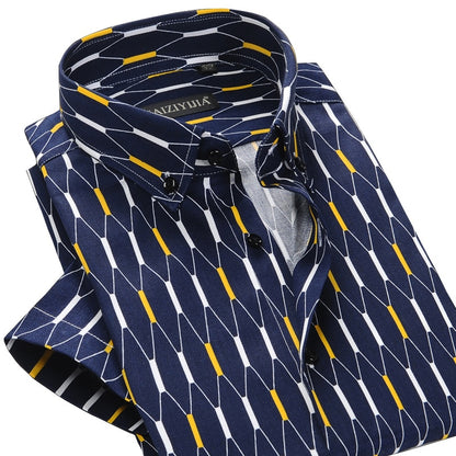 Fashion Printed T Shirts for Men Summer Short Sleeve Casual Loose T-Shirt