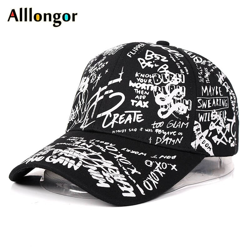Baseball Cap Women Men 2022 Summer Letter Print Snapback Bone Gorras Para Hombre Casquette Femme Hip Hop Women's Hats Black Caps