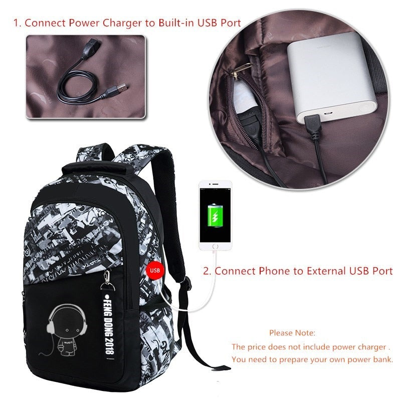 Fengdong boys school bags waterproof large backpack for teenagers