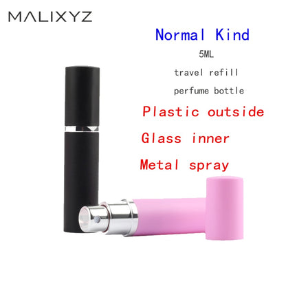 Refillable 5ml Refillable Mini Perfume Spray Bottle Aluminum Spray Atomizer Portable Travel Cosmetic Container Perfume Bottle