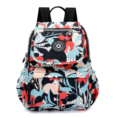 2018 New Nylon Waterproof Backpacks For Women Casual