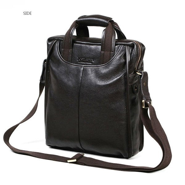 ag Tote Leather Shoulder Bag Men Crossbody Bag Sling Bag Briefcase Brown
