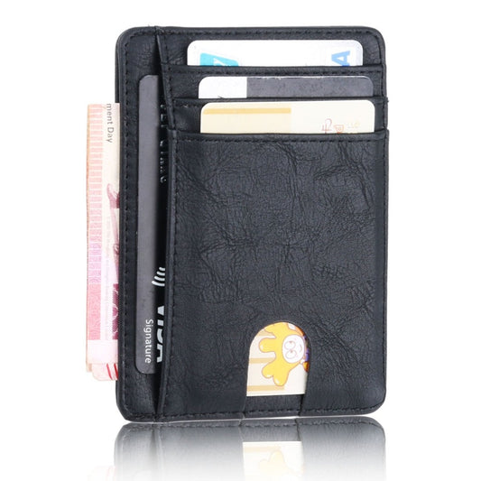 THINKTHENDO Slim RFID Blocking Leather Wallet Credit ID Card Holder Purse