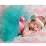 New Newborn Baby Butterfly Wings Flower Headband Outfit Set Infant