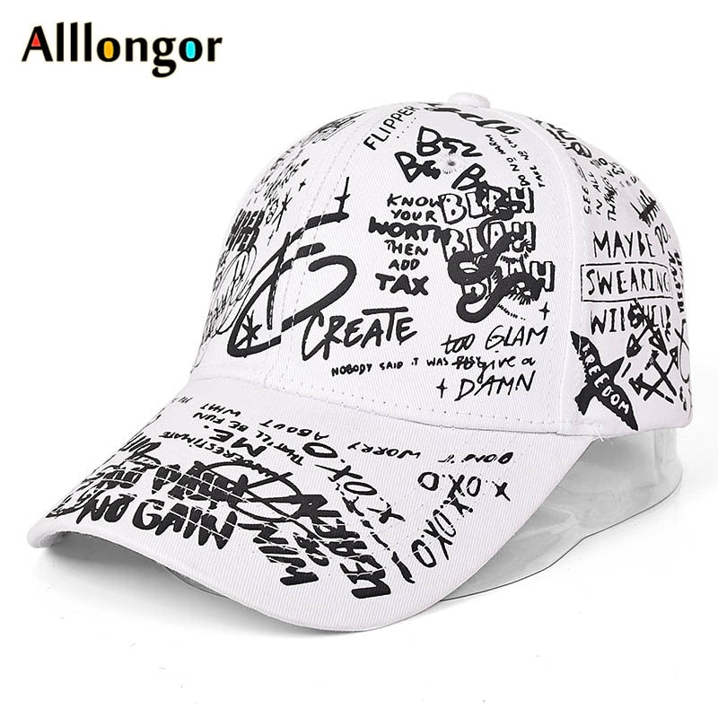Baseball Cap Women Men 2022 Summer Letter Print Snapback Bone Gorras Para Hombre Casquette Femme Hip Hop Women's Hats Black Caps