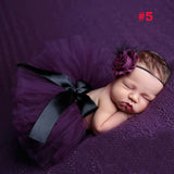 New Newborn Baby Butterfly Wings Flower Headband Outfit Set Infant