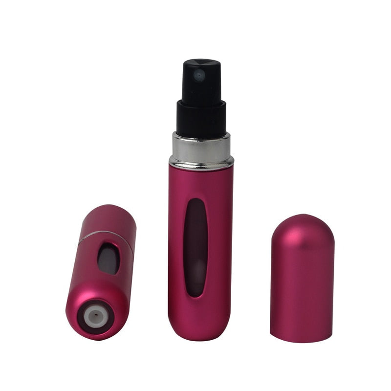 Refillable 5ml Refillable Mini Perfume Spray Bottle Aluminum Spray Atomizer Portable Travel Cosmetic Container Perfume Bottle
