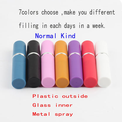 Refillable 5ml Refillable Mini Perfume Spray Bottle Aluminum Spray Atomizer Portable Travel Cosmetic Container Perfume Bottle