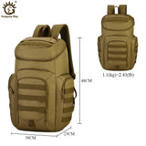 Brand 40L Waterproof Nylon Military Backpacks Molle Assault