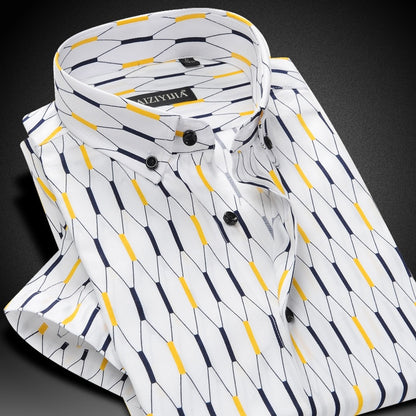 Fashion Printed T Shirts for Men Summer Short Sleeve Casual Loose T-Shirt