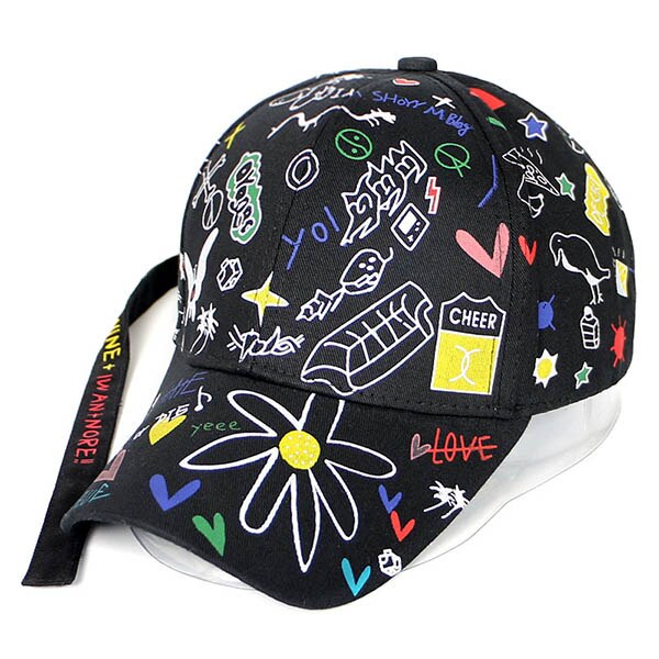 Baseball Cap Women Men 2022 Summer Letter Print Snapback Bone Gorras Para Hombre Casquette Femme Hip Hop Women's Hats Black Caps