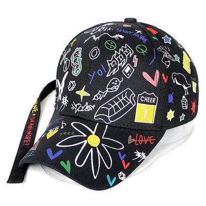 Baseball Cap Women Men 2022 Summer Letter Print Snapback Bone Gorras Para Hombre Casquette Femme Hip Hop Women's Hats Black Caps