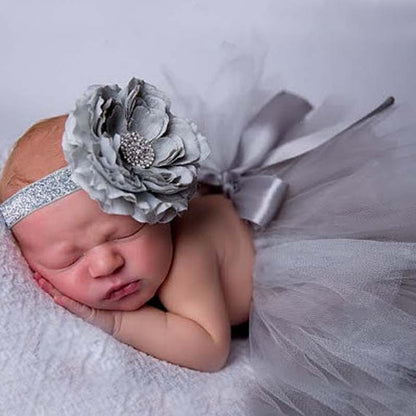 New Newborn Baby Butterfly Wings Flower Headband Outfit Set Infant