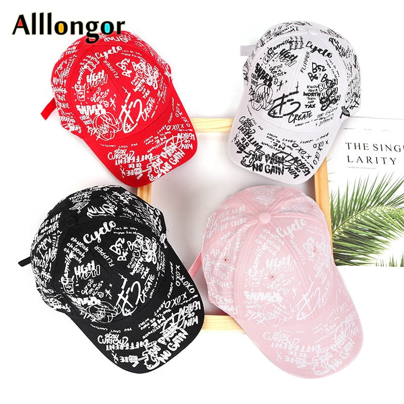 Baseball Cap Women Men 2022 Summer Letter Print Snapback Bone Gorras Para Hombre Casquette Femme Hip Hop Women's Hats Black Caps