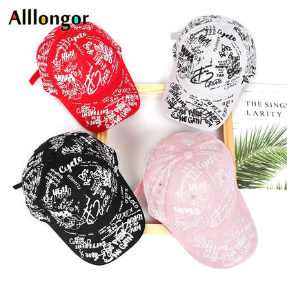 Baseball Cap Women Men 2022 Summer Letter Print Snapback Bone Gorras Para Hombre Casquette Femme Hip Hop Women's Hats Black Caps