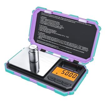 Digital Mini Scale 200g 0.01g Pocket Scale with 50g Calibration Weight Electronic Smart