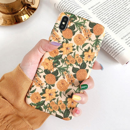 LACK Colorful Flower floral Leaf Phone Case For iphone 13 12Pro 8 Plus 7 X XR Case For iphone 11 Pro Max soft Back Cover