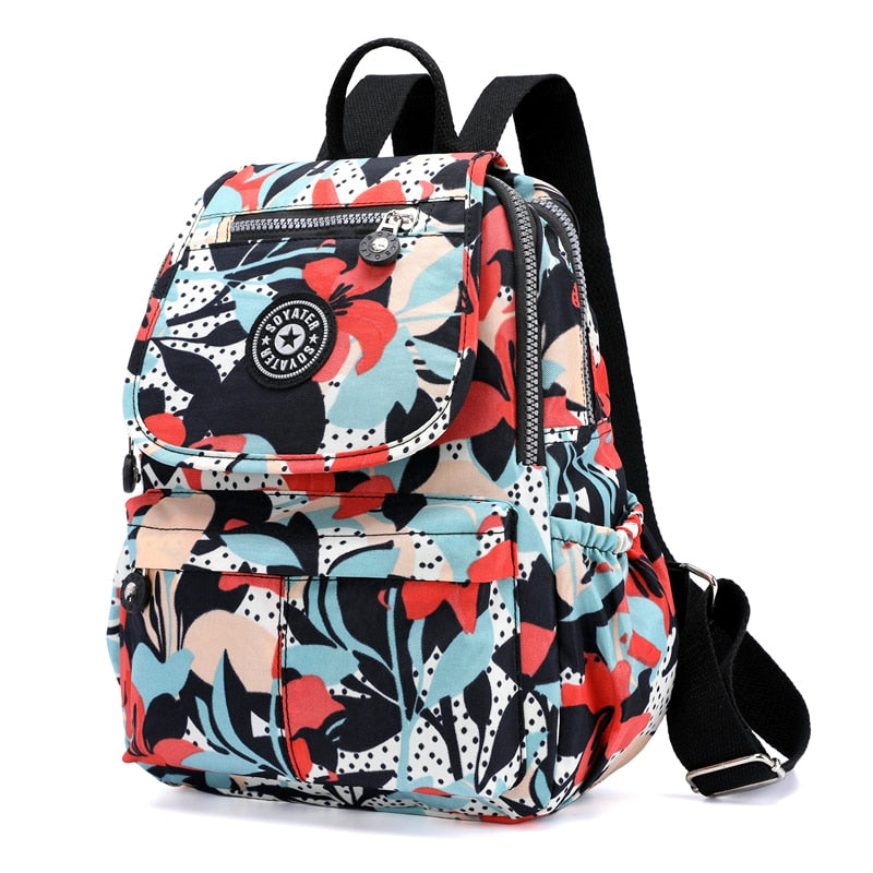 2018 New Nylon Waterproof Backpacks For Women Casual
