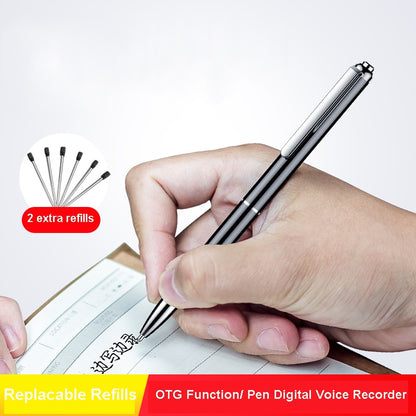 32GB Digital Voice Recorder Pen 64G 128GB Audio Recording