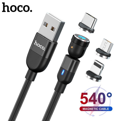 Cable Micro USB Type C for Xiaomi Mi 11 10 3A Fast Charging Wire Cord for IPhone 11 12Pro Max Data Cord