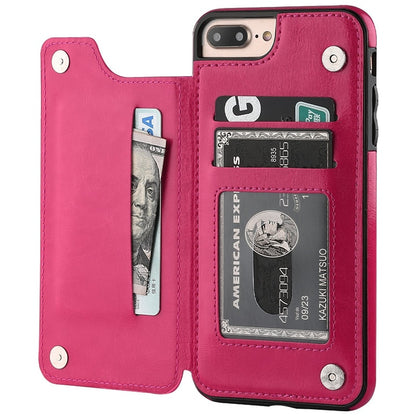 Business Wallet Cases For iPhone 13 Mini 11 12 Pro XS Max XR X Cover Retro Flip Leather Phone Case For iPhone 6S 6 7 8 Plus SE2