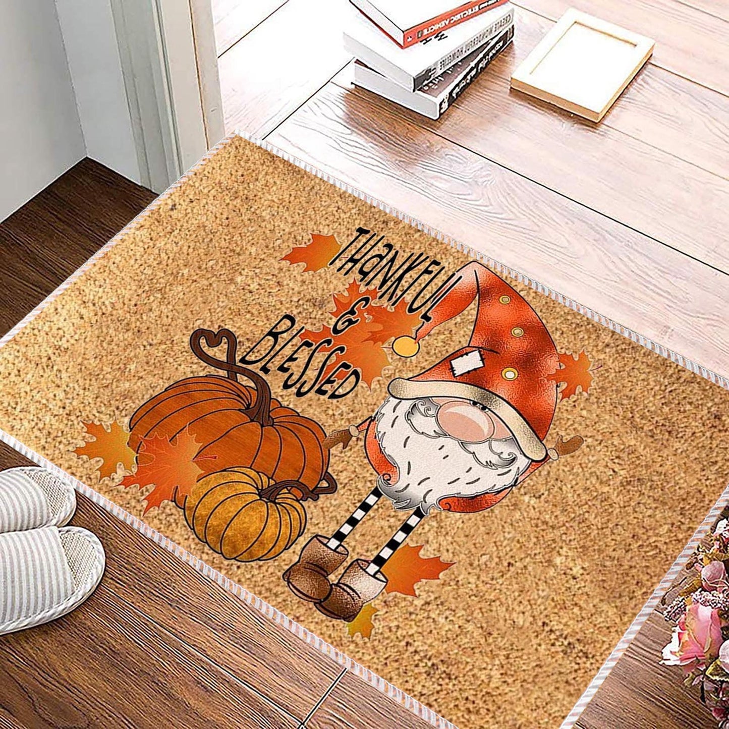 Coir Welcome Mats Entrance Door Floor Non-slip Mat Foot Pad Home Carpet For Hallway Bath Kitchen