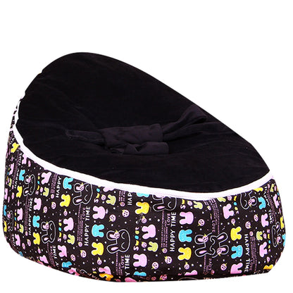 Levmoon Medium Ewha Print Bean Bag Chair Kids Bed For Sleeping Portable Folding