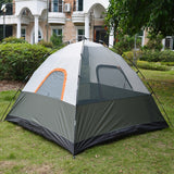 3-4 Person Windbreak Camping Tent Dual Layer Waterproof Anti UV Tourist Tents for Fishing Hiking Beach Travel 4 Season Tent