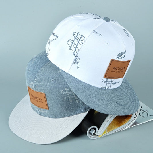 New fashion cotton men/women hip-hop baseball cap Letters patch leisure cowboy hat Girls/Boys snapback