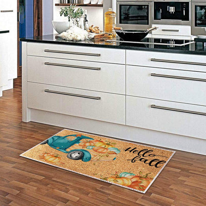 Coir Welcome Mats Entrance Door Floor Non-slip Mat Foot Pad Home Carpet For Hallway Bath Kitchen