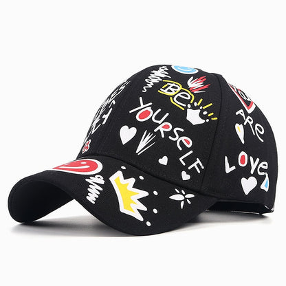 Baseball Cap Women Men 2022 Summer Letter Print Snapback Bone Gorras Para Hombre Casquette Femme Hip Hop Women's Hats Black Caps