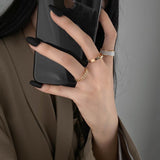 2020 New Gothic Style Three Piece Opening Rings For Woman Fashion