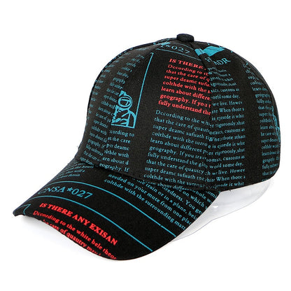 Baseball Cap Women Men 2022 Summer Letter Print Snapback Bone Gorras Para Hombre Casquette Femme Hip Hop Women's Hats Black Caps