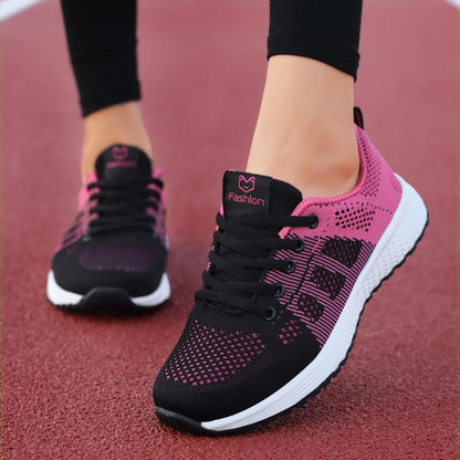 Sneakers Women Shoes Flats Casual Sport Shoe Woman Lace-Up Spring Summer Mesh Light Breathable zapatillas deportivas mujer