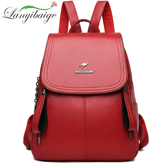 2022 New Women Backpack Designer high quality Leather Women