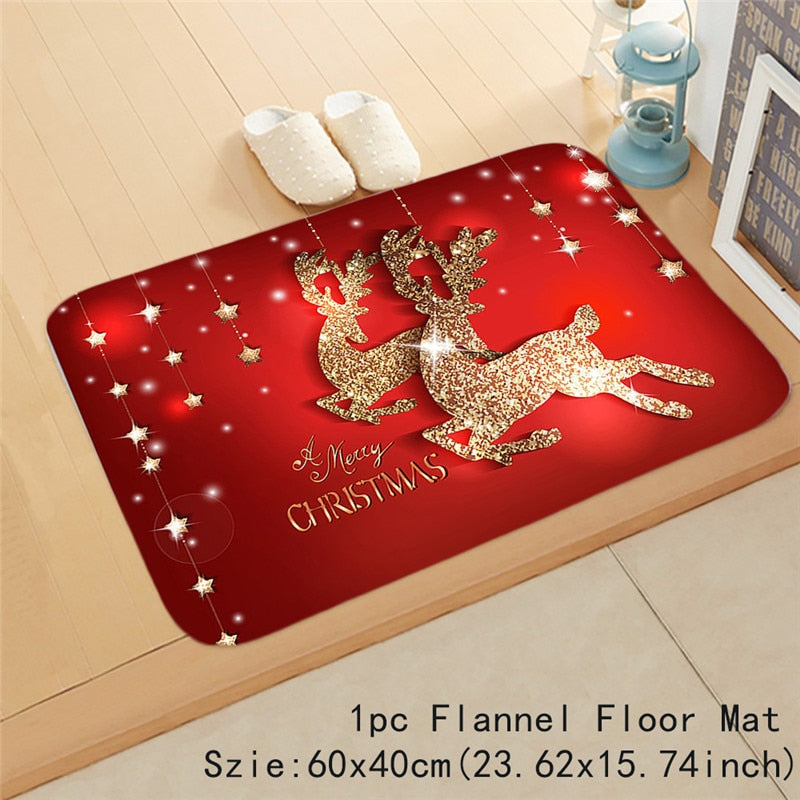 Christmas Cushion Cover 45*45 Red Merry Christmas Printed