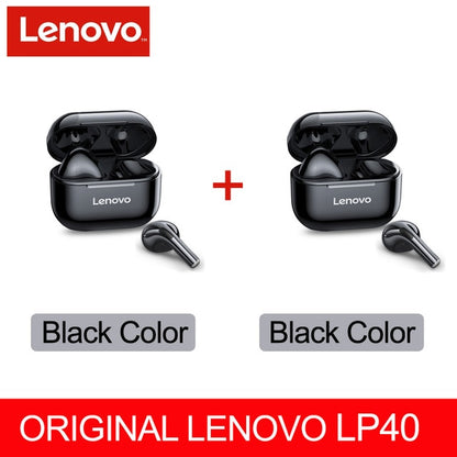 NEW Original Lenovo LP40/LP40pro TWS Wireless Earphone Bluetooth5.1 Dual Stereo Noise Reduction Bass Touch Control Earbuds