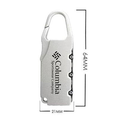 Alloy Combination Code Number Lock Padlock Luggage Lock for Zipper Bag Backpack Handbag Drawer