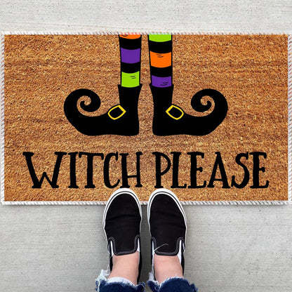 Coir Welcome Mats Entrance Door Floor Non-slip Mat Foot Pad Home Carpet For Hallway Bath Kitchen