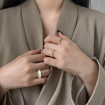 2020 New Gothic Style Three Piece Opening Rings For Woman Fashion