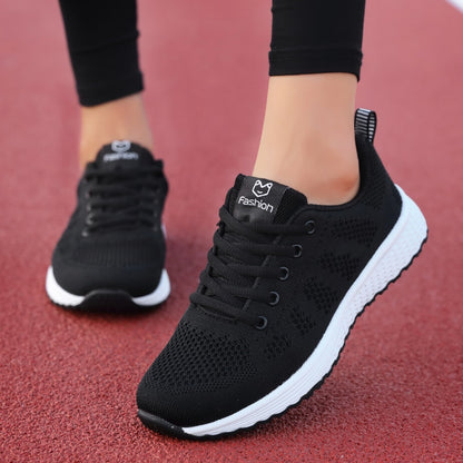 Sneakers Women Shoes Flats Casual Sport Shoe Woman Lace-Up Spring Summer Mesh Light Breathable zapatillas deportivas mujer